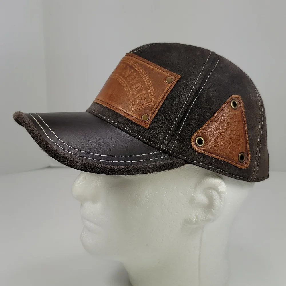 PRETENDER USA ALL-SEASON LEATHER HAT CAP - Picture 1 of 9